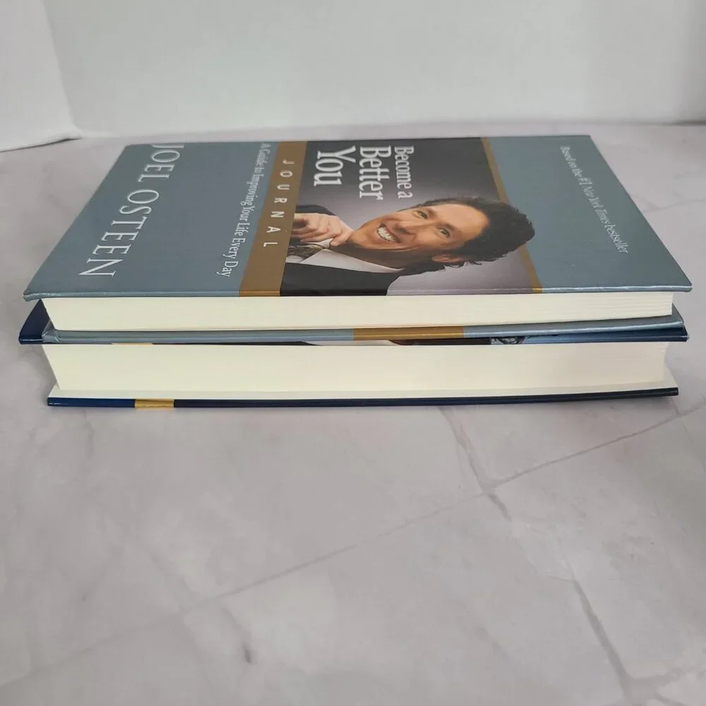 Joel Osteen Book and Journal Set - 2 Hardback Books